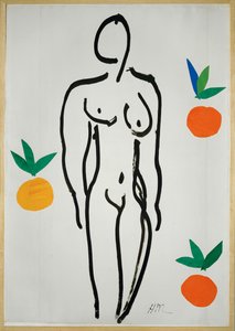 Akt mit Orangen von Henri Matisse