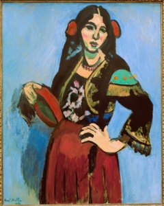 Spanierin mit Tamburin von Henri Matisse
