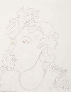 Frau mit Hut von Henri Matisse