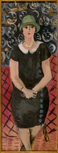 Sitzende Frau um 1925