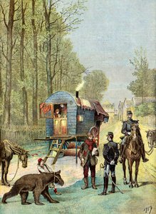 Böhmische Volkszählung durch die Gendarmerie von Henri Meyer