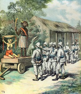 Französische Truppen nach der Eroberung von Kana von Henri Meyer