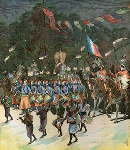 Einweihung zur Eröffnung des Hafens von Tunis von Henri Meyer