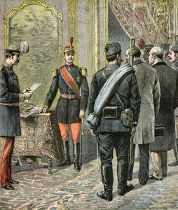 König Alexander I. übernimmt die Macht in Serbien von Henri Meyer