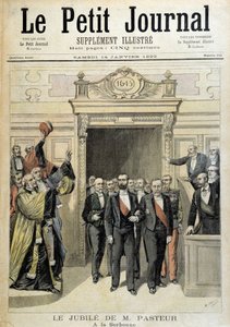 Das Jubiläum von M. Pasteur an der Sorbonne - in „Le Petite Journal“ vom 14.01.1893 von Henri Meyer