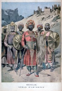 Menelik II. von Abessinien, 1895 von Henri Meyer