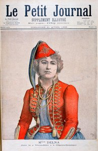 Mlle Delna, Darstellung einer Vivandière in der komischen Oper La Vivandière, 1895 von Henri Meyer