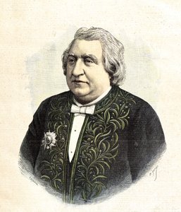Porträt von Ernest Renan von Henri Meyer