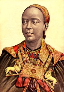 Taytou Betel, Kaiserin Gemahlin von Menelik II. von Äthiopien von Henri Meyer