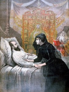 Der Tod von Zar Alexander III. von Russland, 1894