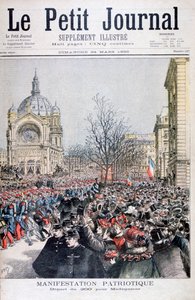 Der Abmarsch der französischen Truppen nach Madagaskar, Paris, 1895