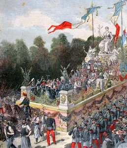 Der Wagen der Harmonie und des Friedens, nationales Schicksal, 22. September, Frankreich, 1892 von Henri Meyer