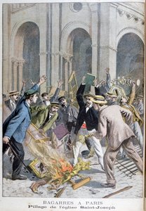 Die Plünderung von Saint Joseph, Paris, 1899