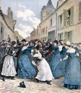 Die Wegnahme der Geisteskranken in Villejuif, Paris, 1891