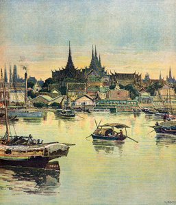 Ansicht von Bangkok von Henri Meyer