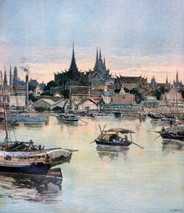 Ansicht von Bangkok, 1893