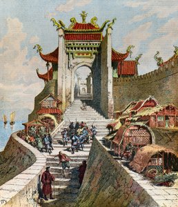 Blick auf das Shanghai-Tor von Henri Meyer