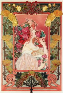 Der Duft einer Rose von Henri Henri Antoine Théodore Livemont