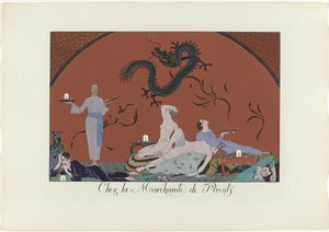 Le Bonheur du Jour ou Les Graces à la Mode: Bei der Mohnhändlerin von Henri Reidel