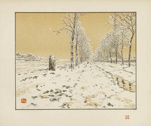 Von der Schwaneninsel [Die sechsunddreißig Ansichten des Eiffelturms] von Henri Rivière