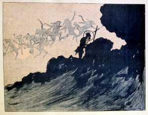 Die Versuchung des Heiligen Antonius. 1887. von Henri Rivière von Henri Rivière