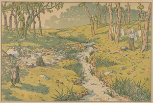 Aspekte der Natur: Der Bach von Henri Rivière