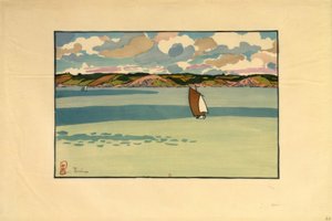 Barque, Bucht von La Fresnaye (Saint-Cast)