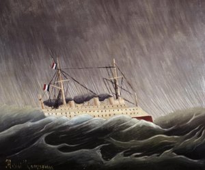 Schiff im Sturm von Henri Rousseau