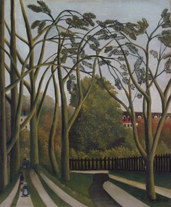 Die Ufer der Bièvre bei Bicêtre, ca. 1908-09 von Henri Rousseau