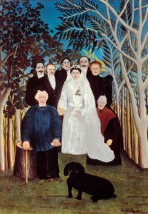 Eine Hochzeit auf dem Land von Henri Rousseau