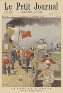 Britische Truppen besteigen Schiffe nach Südafrika von Henri Rudaux