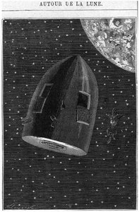 Abflug zum Mond, Illustration aus 