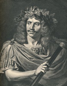 Molière als Julius Caesar in der Tragödie von Pompée, 1886