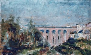 Das Viadukt von Castelviel in Albi, 1880 von Henri Toulouse Lautrec de