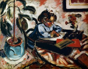 Ein kleines Schulmädchen von Henri Victor Gabriel Le Fauconnier