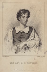 Charles Robert Maturin, irischer protestantischer Geistlicher, Romanautor und Dramatiker von Henri after Meyer