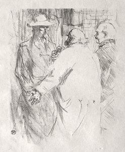 Am Fuße des Sinai: Clemenceau in Busk von Henri de Toulouse-Lautrec