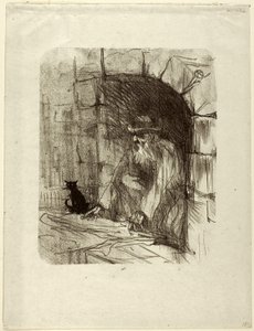 Hinterzimmer eines Ladens in Krakau, aus Au Pied du Sinaï von Henri de Toulouse-Lautrec
