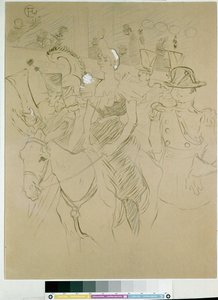 Karneval im Moulin Rouge: der Eingang von Cha-u-kao, ca. 1896