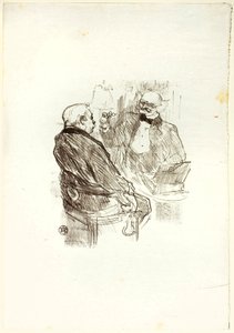 Georges Clemenceau und der Optiker Mayer, aus Au Pied du Sinaï