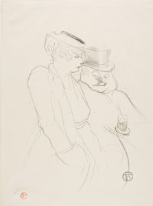 In ihren Vierzigern von Henri de Toulouse-Lautrec