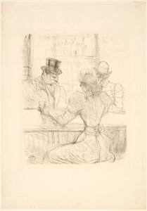 In der Picton Bar (American Bar), rue Scribe von Henri de Toulouse-Lautrec
