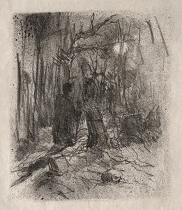 Der Friedhof von Busk von Henri de Toulouse-Lautrec