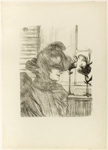 Le Margoin (Mademoiselle Louise Blouet) von Henri de Toulouse-Lautrec