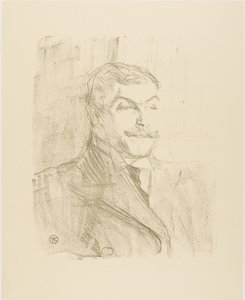Lucien Guitry, aus Treize Lithographies von Henri de Toulouse-Lautrec