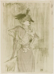 Mademoiselle Marcelle Lender, stehend