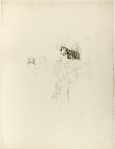 Miss May Belfort an der Bar Achille von Henri de Toulouse-Lautrec