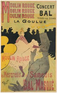 Moulin Rouge, La Goulue von Henri de Toulouse-Lautrec