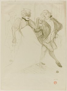 Réjane und Galipaux, in Madame Sans-Gêne von Henri de Toulouse-Lautrec