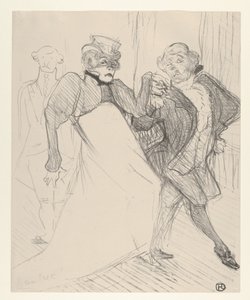 Réjane und Galipaux, in Madame Sans-Gêne von Henri de Toulouse-Lautrec